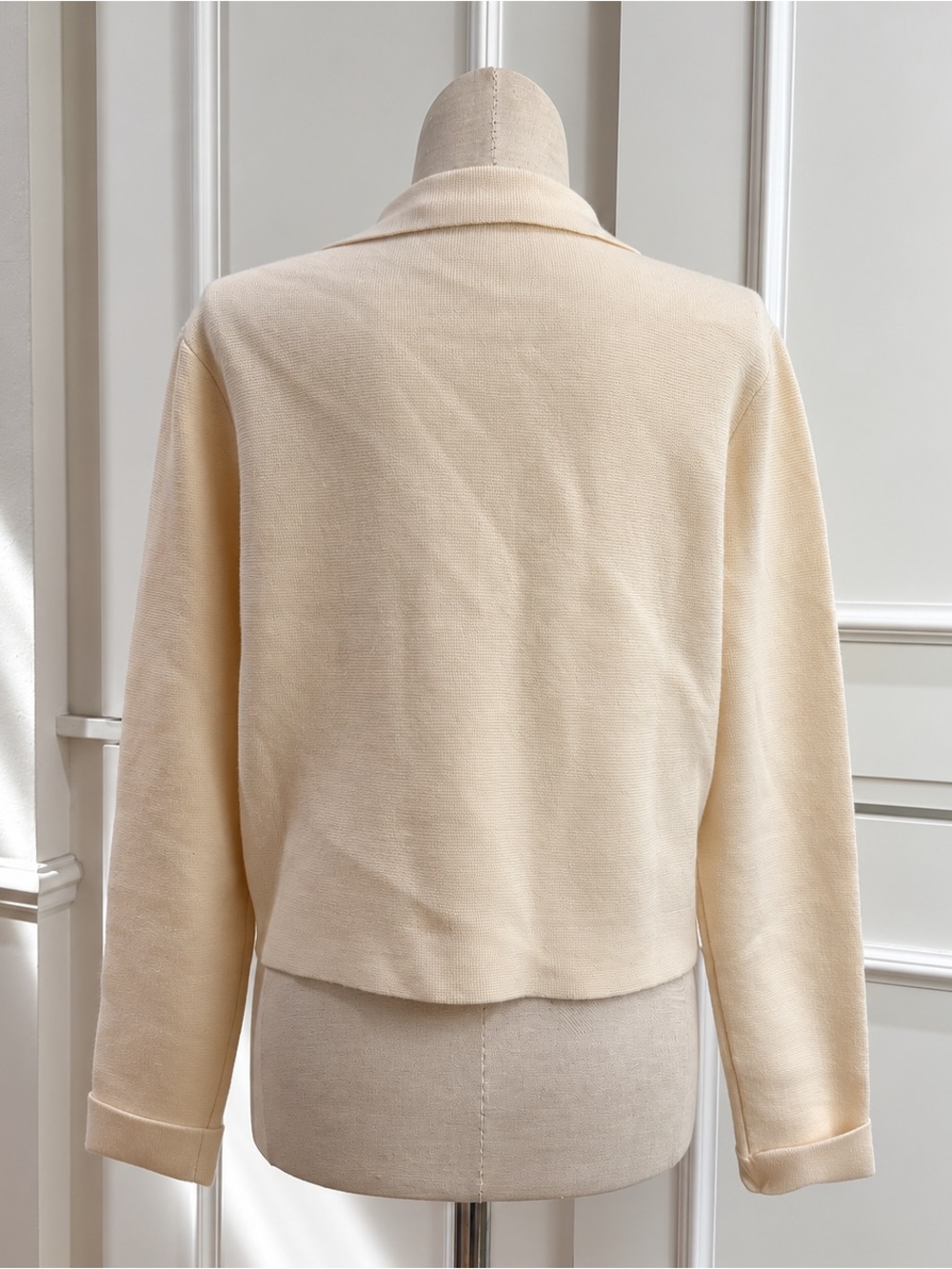 La Maille Sezane Betty Cardigan in Ecru - XS - Picture 4 of 5